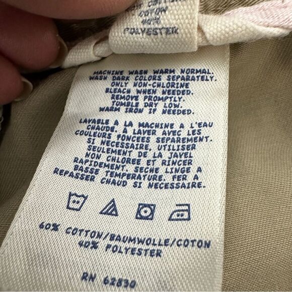 Lands End girls khaki shorts size 12 - Picture 4 of 4